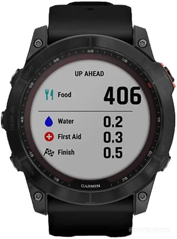 Умные часы Garmin Fenix 7X Solar (сланцево-серый/черный) 