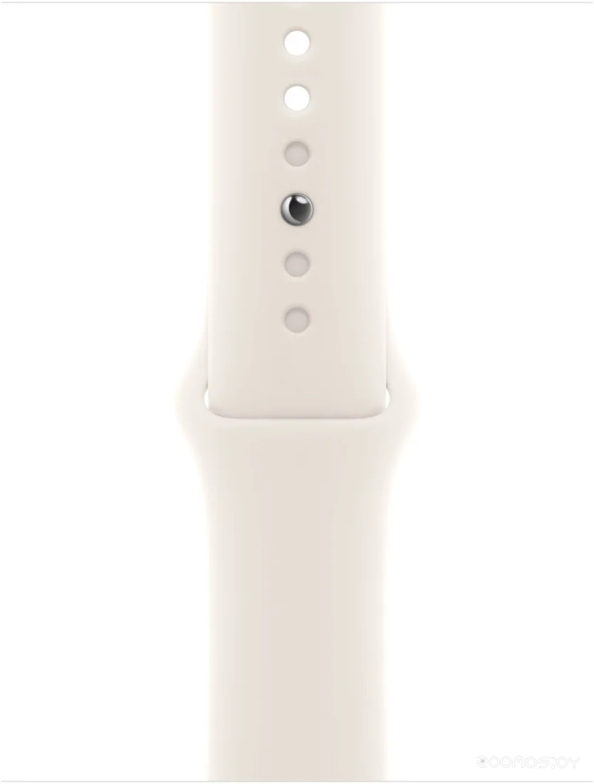 Умные часы Apple Watch SE 3 40 мм (алюминиевый корпус, звездный свет/звездный свет, спортивный силиконовый ремешок S/M) 