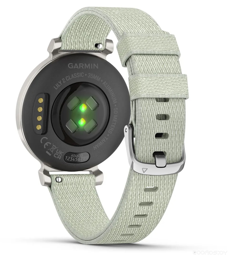 Умные часы Garmin Lily 2 Classic (серебро/шалфей) 
