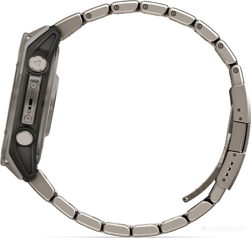 Умные часы Garmin Fenix 8 Sapphire, Titanium 47мм (светло-серый, титановый ремешок) 