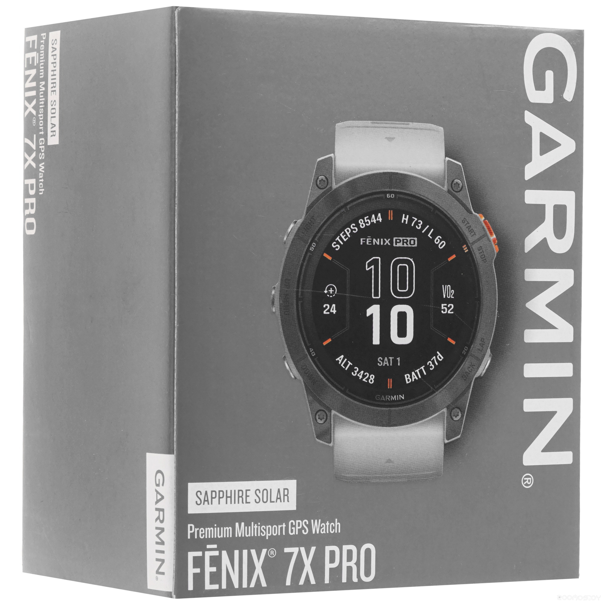 Умные часы Garmin Fenix 7X Pro Sapphire Solar (титан/оранжевый) 