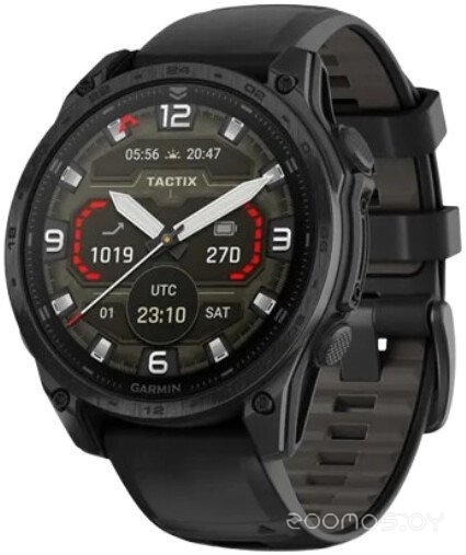 Умные часы Garmin Tactix 8 AMOLED 47 мм (с черным силиконовым ремешком) 