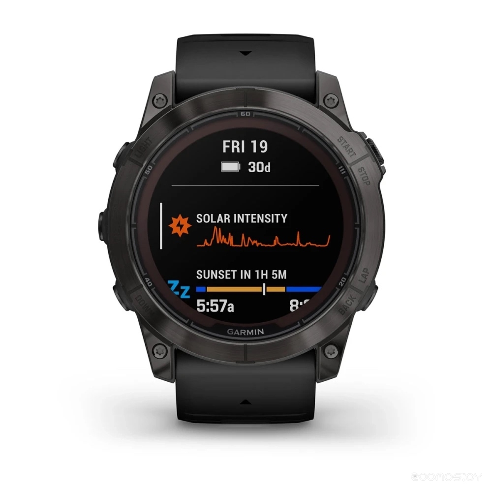 Умные часы Garmin Fenix 7X Pro Solar (сланцево-серый/черный) 