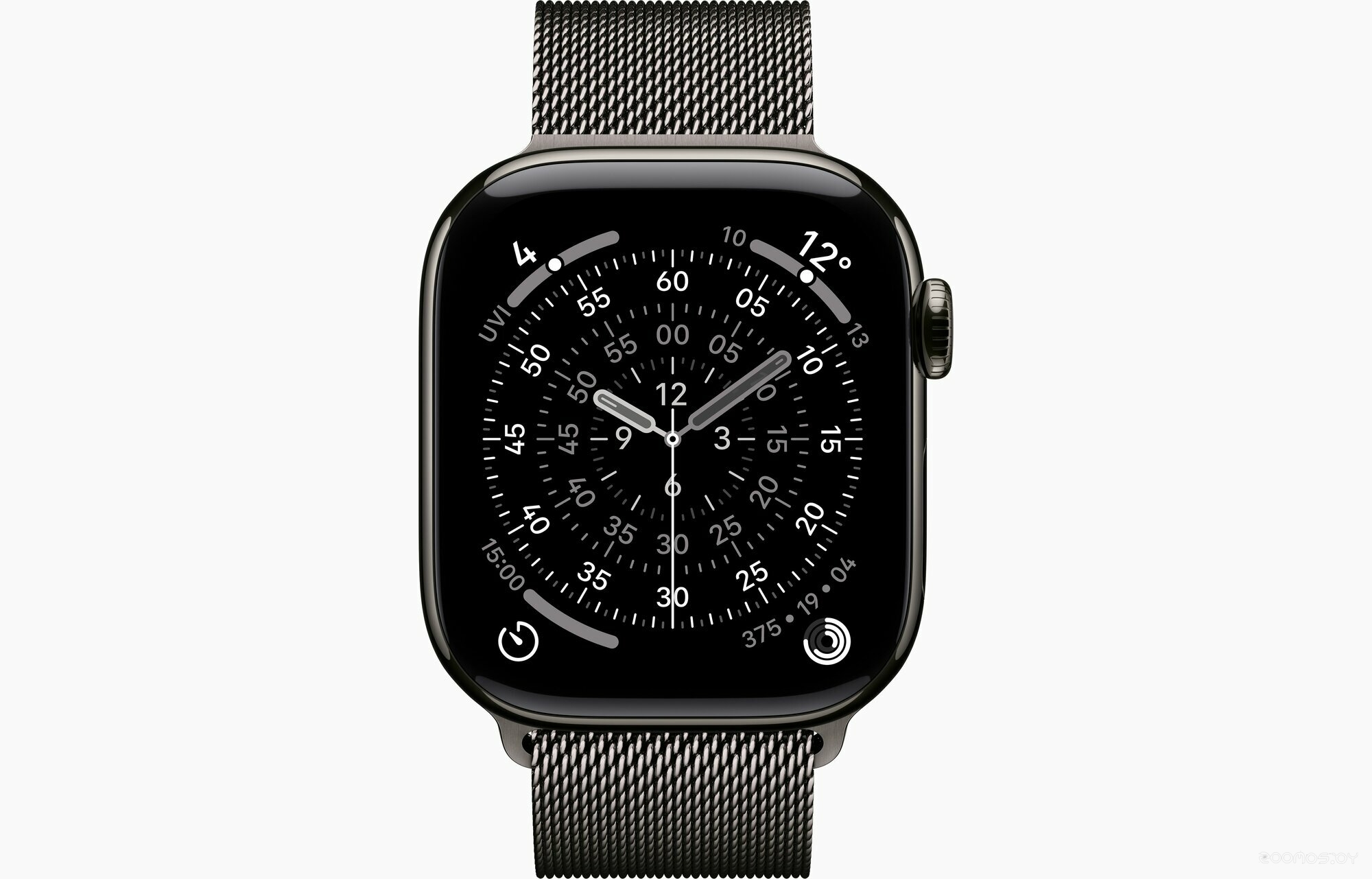 Умные часы Apple Watch Series 11 LTE 46 мм (титановый корпус сланец/сланец миланская петля) 