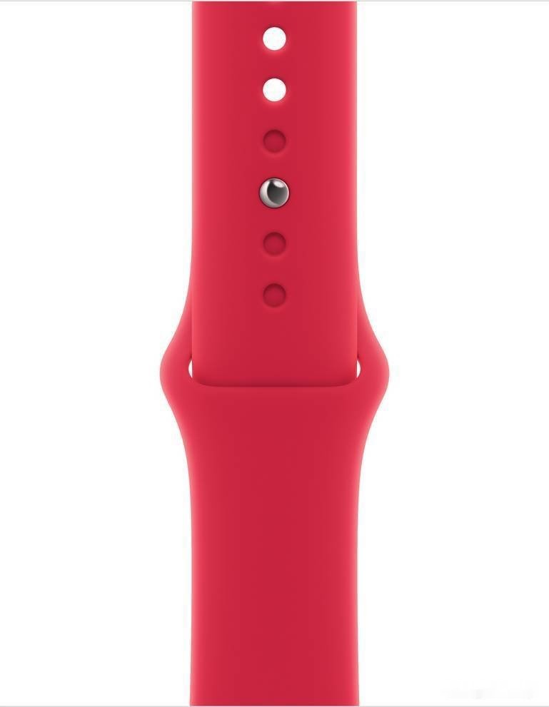 Watch Series 8 41 мм (алюминиевый корпус красный/красный спортивный силиконовый ремешок) 