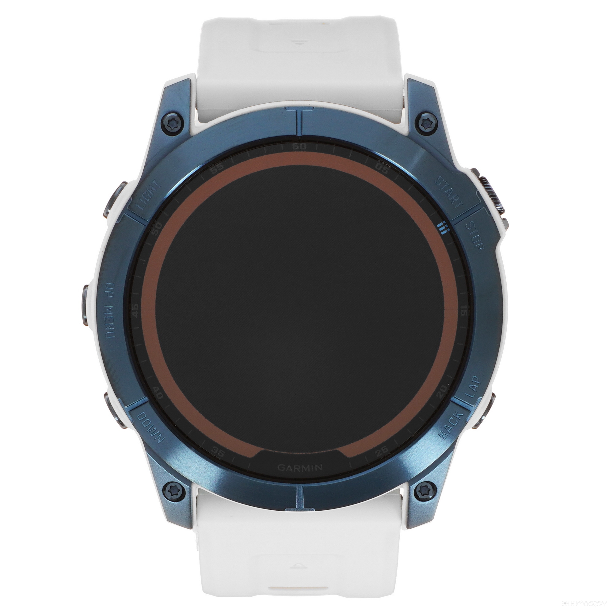 Умные часы Garmin Fenix 7X Sapphire Solar 51 мм (голубой минерал/белый камень) 