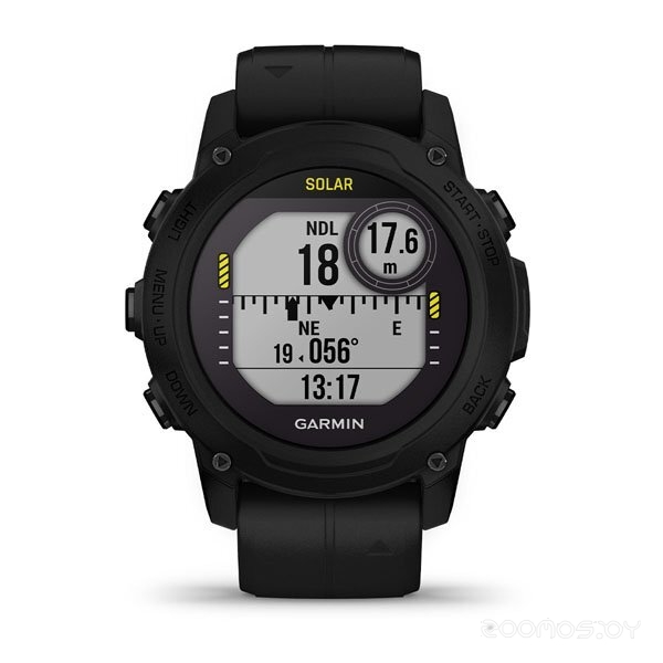 Умные часы Garmin Descent G1 Solar (черный) 