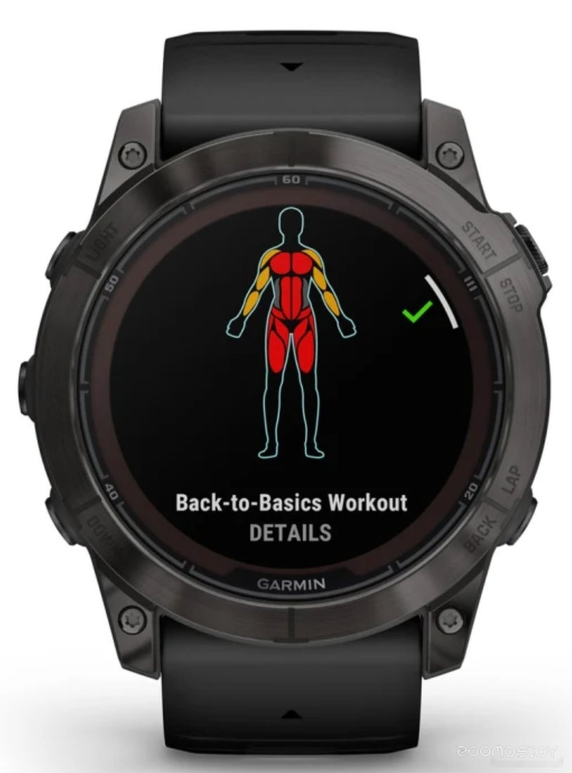 Умные часы Garmin Fenix 7X Pro Sapphire Solar (карбоново-серый титан/черный) 