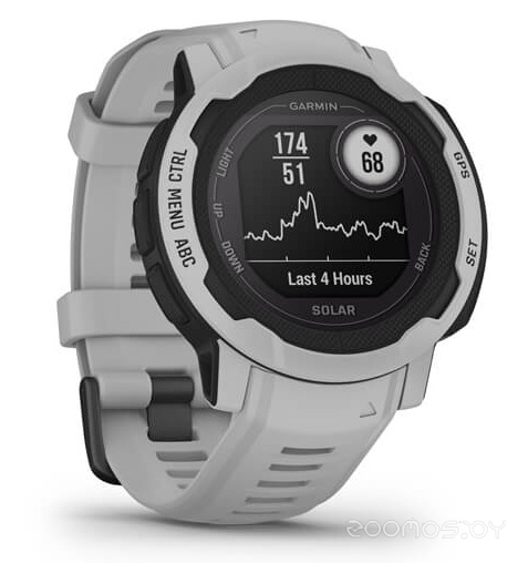 Умные часы Garmin Instinct 2 Solar (серый) 