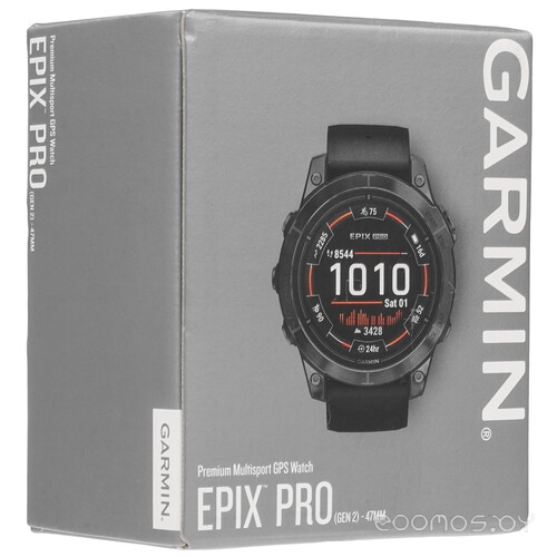 Умные часы Garmin Epix Pro Gen 2 Standard 47 мм (сланцево-серый/черный) 