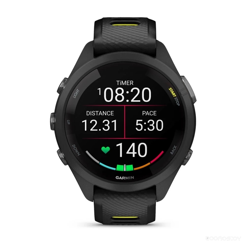 Умные часы Garmin Forerunner 265S (черный/желтый) 