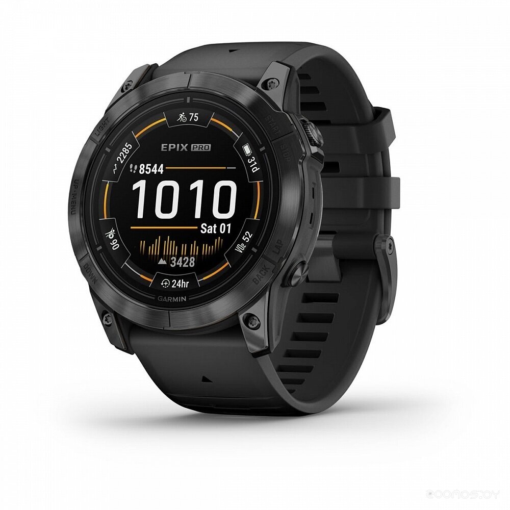 Умные часы Garmin Epix Pro Gen 2 Standard 51 мм (сланцево-серый/черный) 