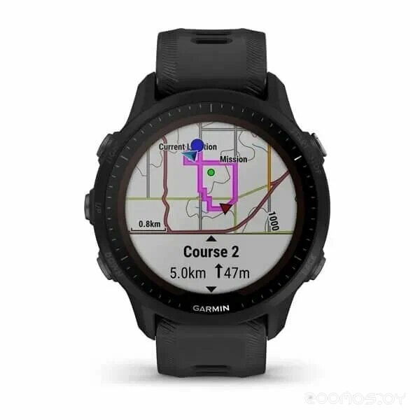 Умные часы Garmin Forerunner 955 Solar (черный) 