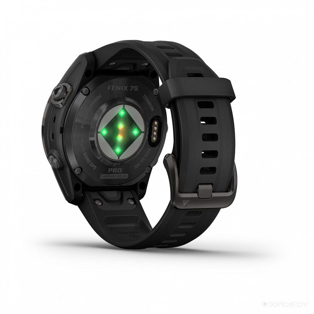 Умные часы Garmin Fenix 7S Pro Solar (серебро/графит) 