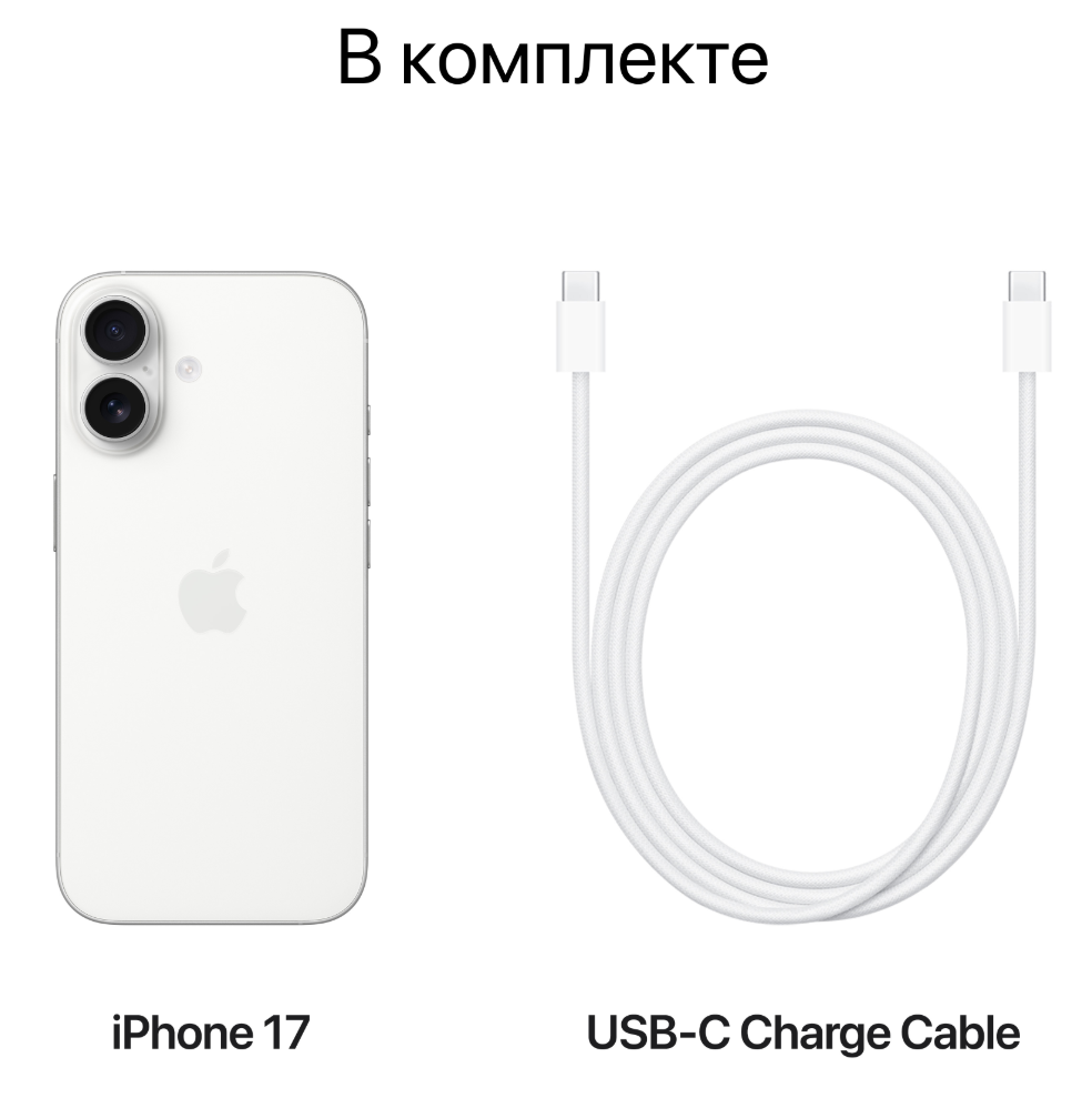 Apple iPhone 17 256GB черный (SIM + eSIM) 
