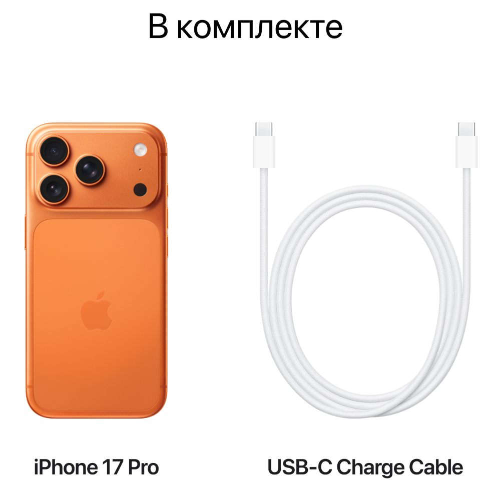 Apple iPhone 17 Pro Max 512 GB космический оранжевый (SIM + eSIM) 