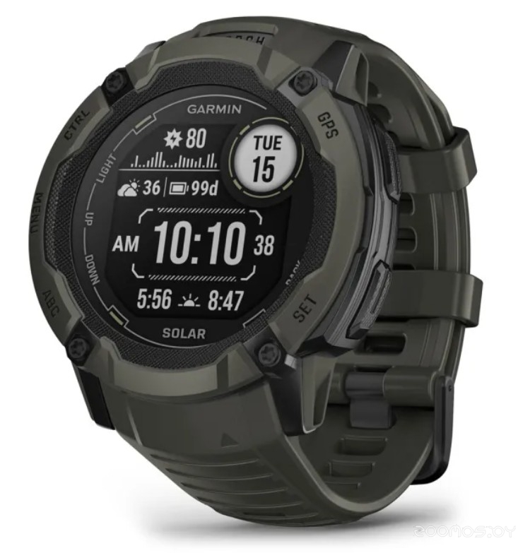 Умные часы Garmin Instinct 2x Solar (мох) 