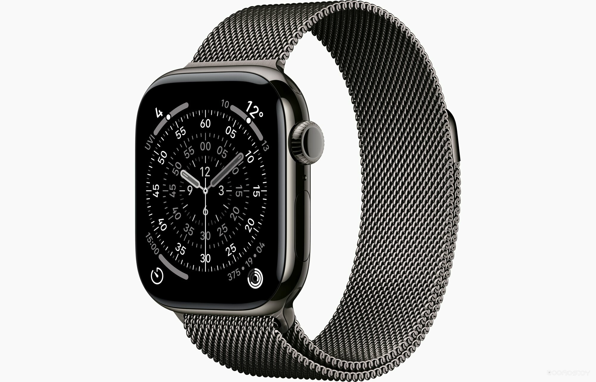 Умные часы Apple Watch Series 11 LTE 46 мм (титановый корпус сланец/сланец миланская петля) 