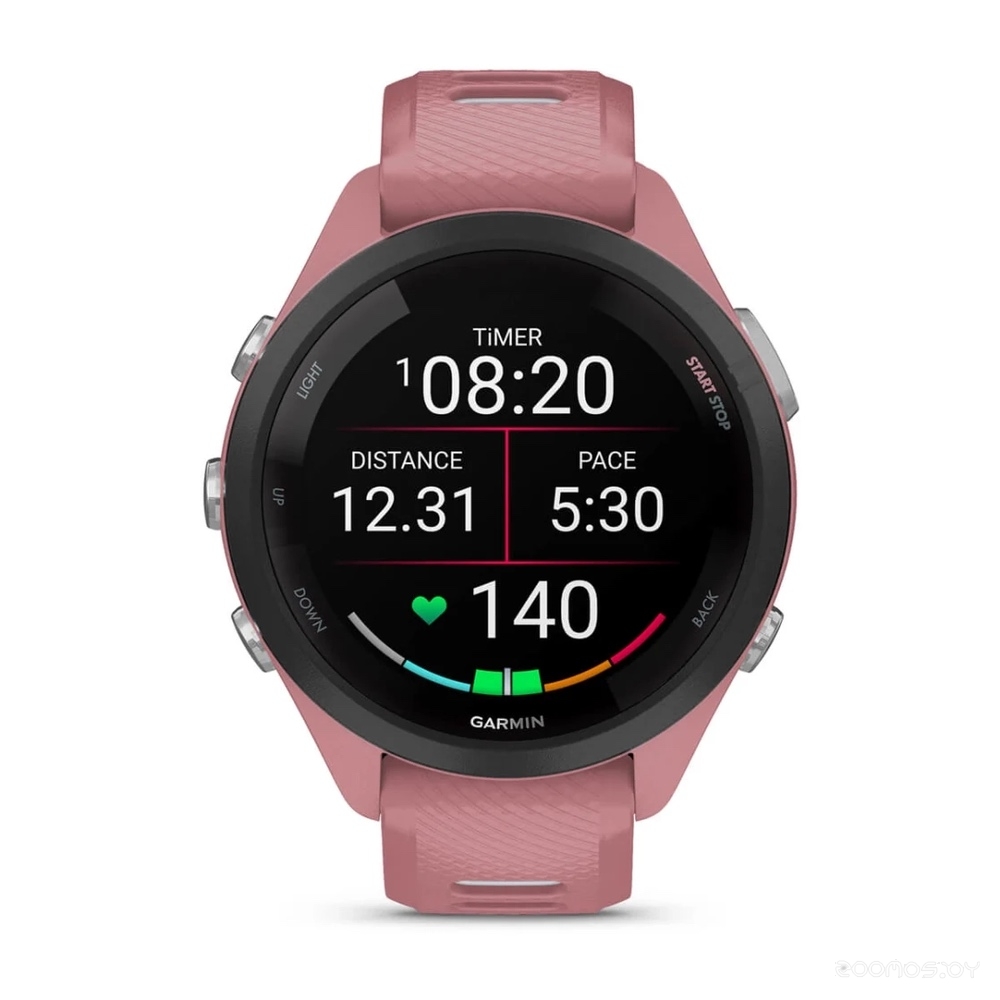 Умные часы Garmin Forerunner 265S (светло-розовый/пудрово-серый) 
