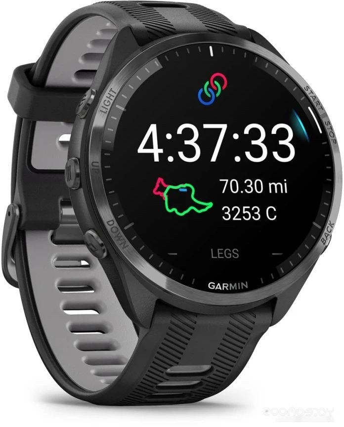Умные часы Garmin Forerunner 965 (черный/серый) 