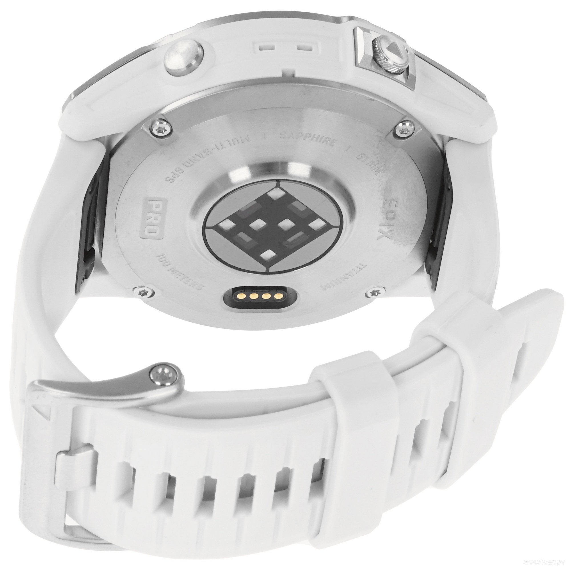 Умные часы Garmin Epix Pro Gen 2 Sapphire 51 мм (титан/белый камень) 