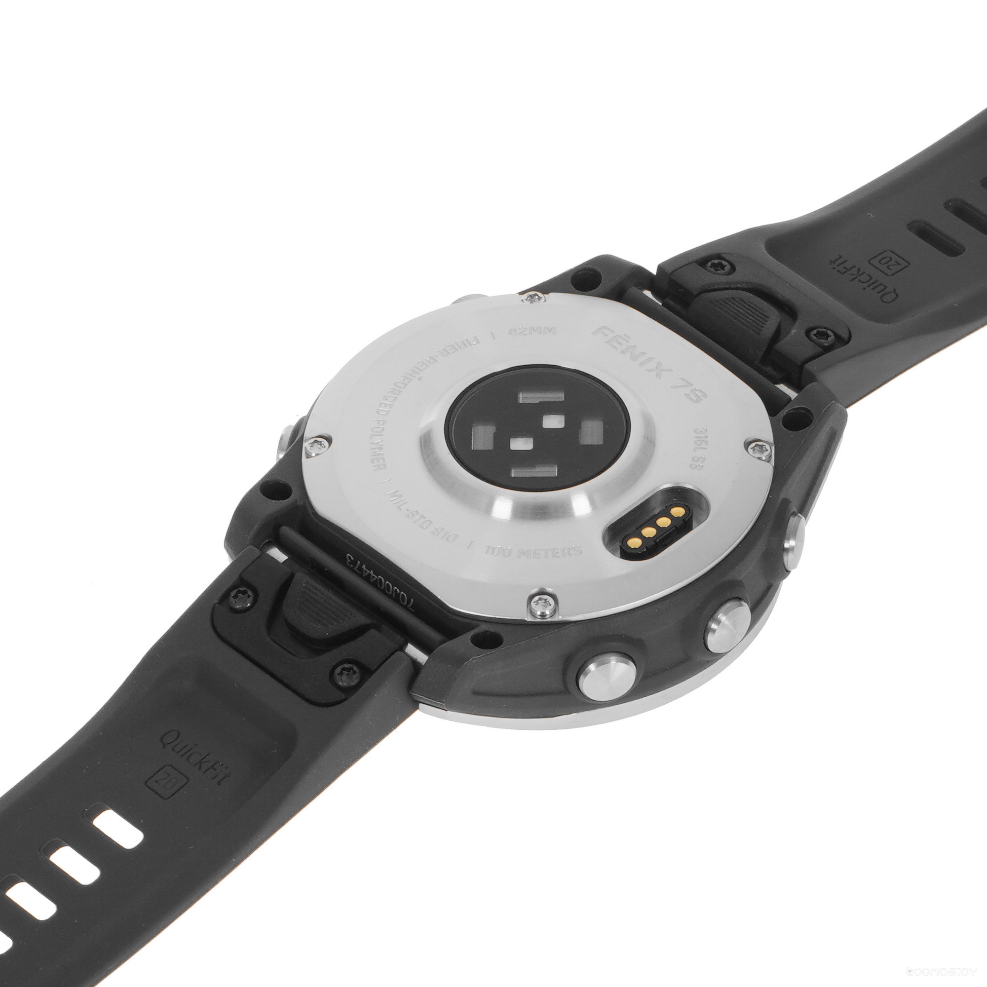 Умные часы Garmin Fenix 7S (серебристый/графитовый) 