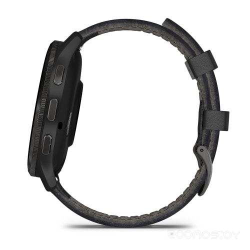Умные часы Garmin Venu 3 (черный, с кожаным ремешком) 