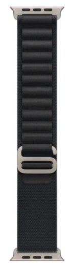 Умные часы Apple Watch Ultra 3 LTE 49 мм (титановый корпус природный/черный текстильный ремешок) 