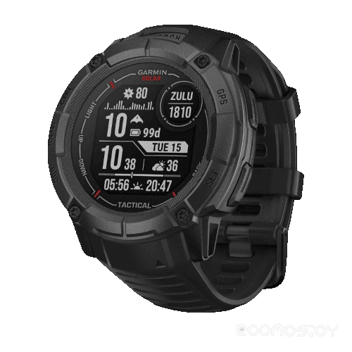 Умные часы Garmin Instinct 2x Solar Tactical Edition (черный) 
