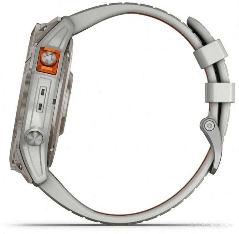 Умные часы Garmin Fenix 7X Pro Sapphire Solar (титан/оранжевый) 