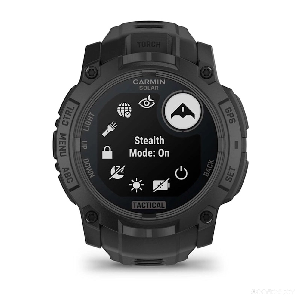 Умные часы Garmin Instinct 3 Solar Tactical Edition 50 мм (черный) 