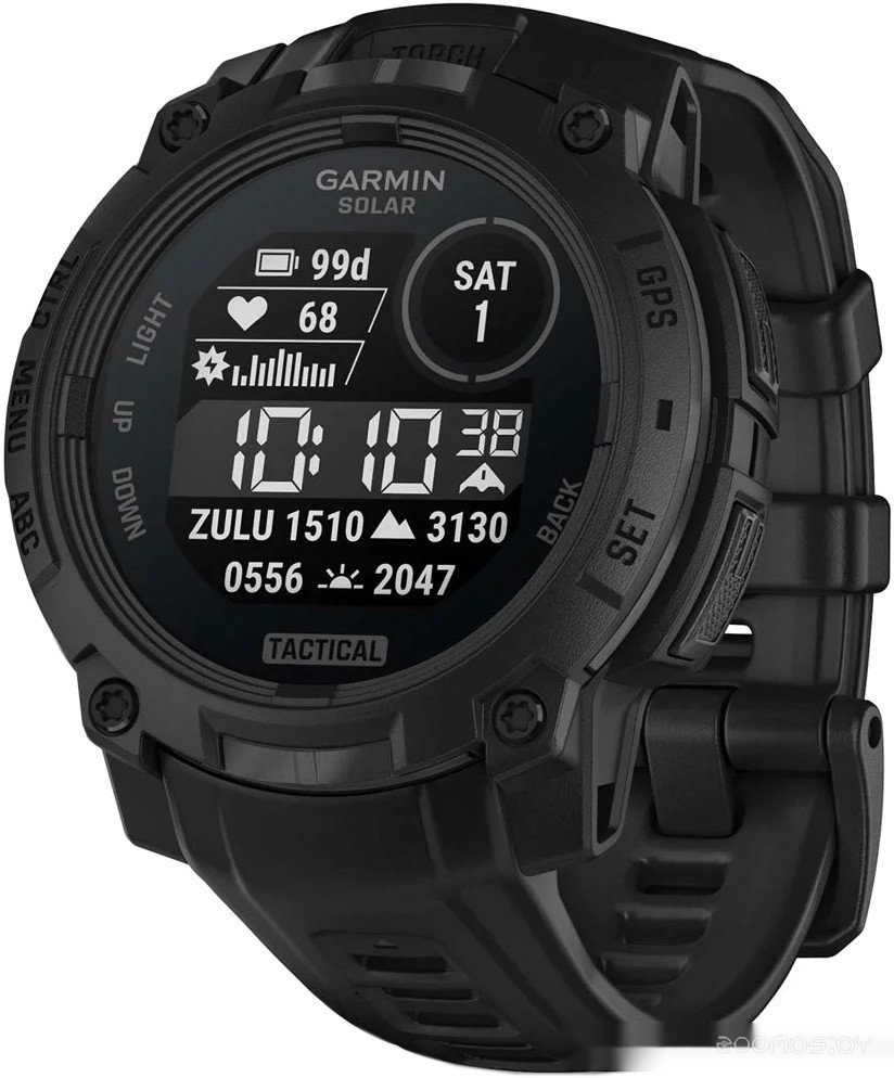 Умные часы Garmin Instinct 3 Solar Tactical Edition 45 мм (черный) 
