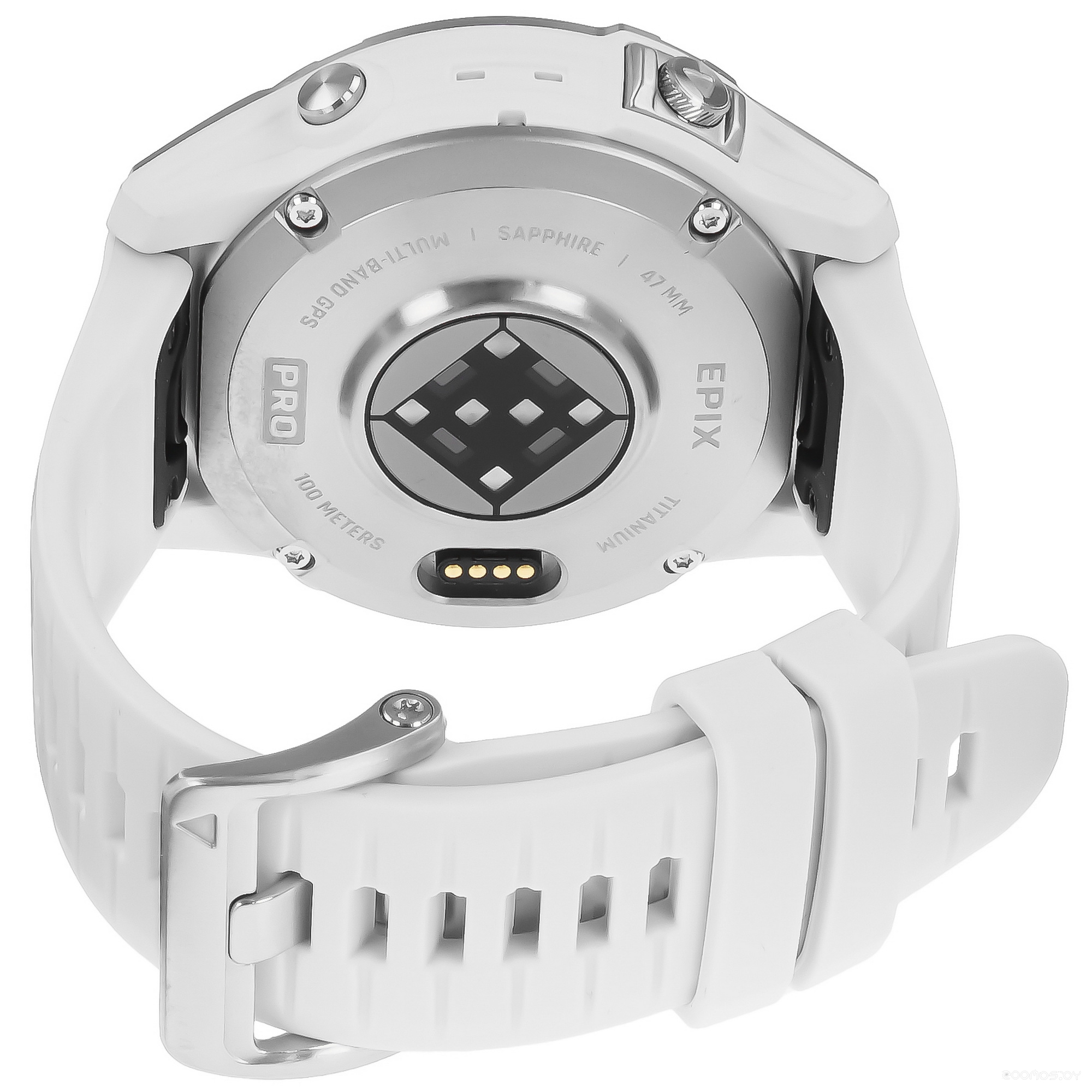 Умные часы Garmin Epix Pro Gen 2 Sapphire 47 мм (титан/белый камень) 