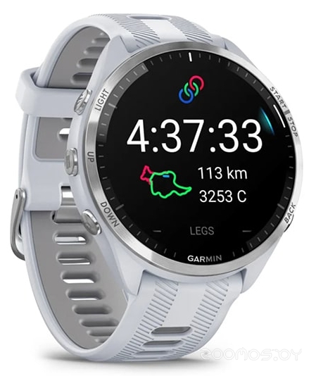 Умные часы Garmin Forerunner 965 (белый/серый) 
