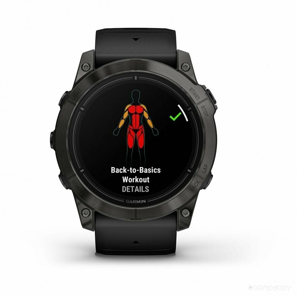 Умные часы Garmin Epix Pro Gen 2 Sapphire 51 мм (карбоново-серый титан/черный) 