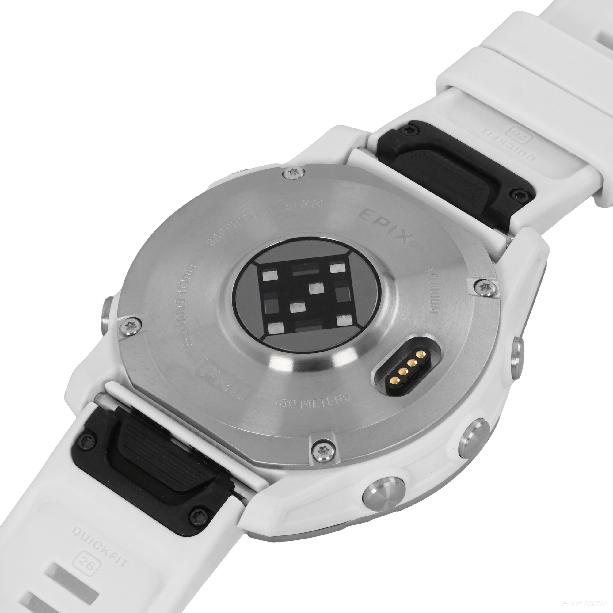 Умные часы Garmin Epix Pro Gen 2 Sapphire 51 мм (титан/белый камень) 