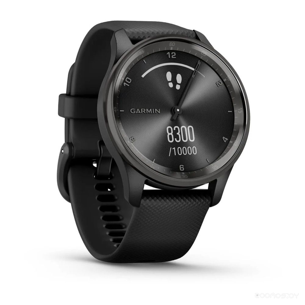 Гибридные умные часы Garmin Vivomove Trend (черный) 
