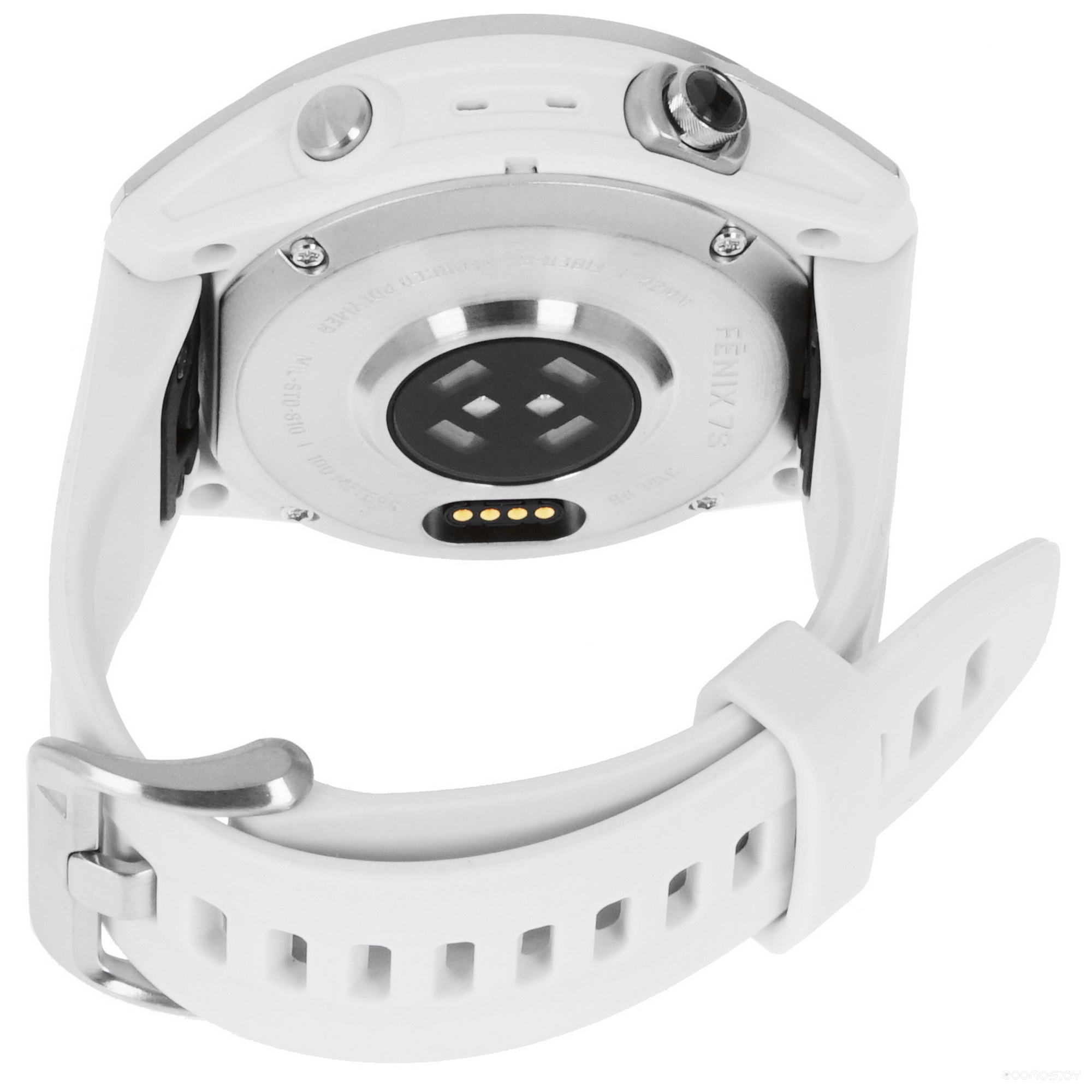Умные часы Garmin Fenix 7S (серебристый/белый) 