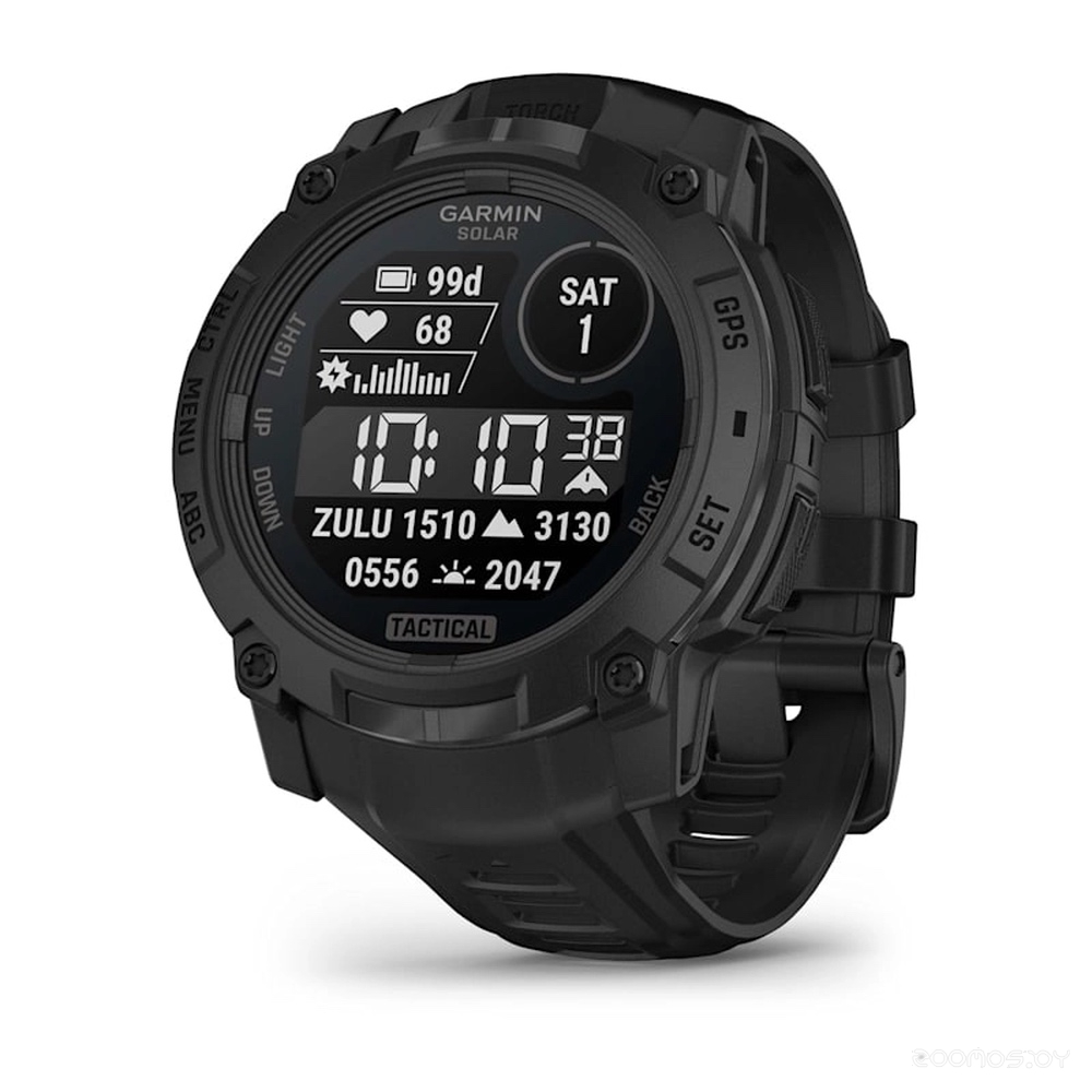 Умные часы Garmin Instinct 3 Solar Tactical Edition 50 мм (черный) 