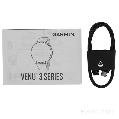 Умные часы Garmin Venu 3S (френч-грей, с силиконовым ремешком) 