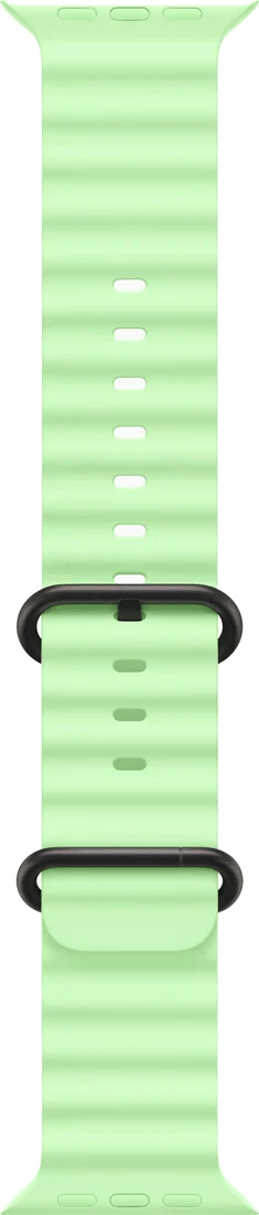 Умные часы Apple Watch Ultra 3 LTE 49 мм (титановый корпус черный/салатовый ремешок из эластомера) 