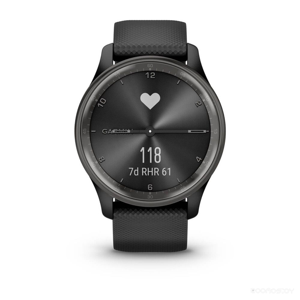Гибридные умные часы Garmin Vivomove Trend (черный) 