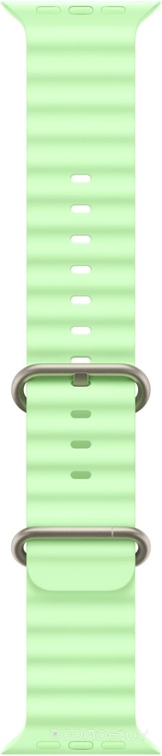 Умные часы Apple Watch Ultra 3 LTE 49 мм (титановый корпус природный/салатовый ремешок из эластомера) 