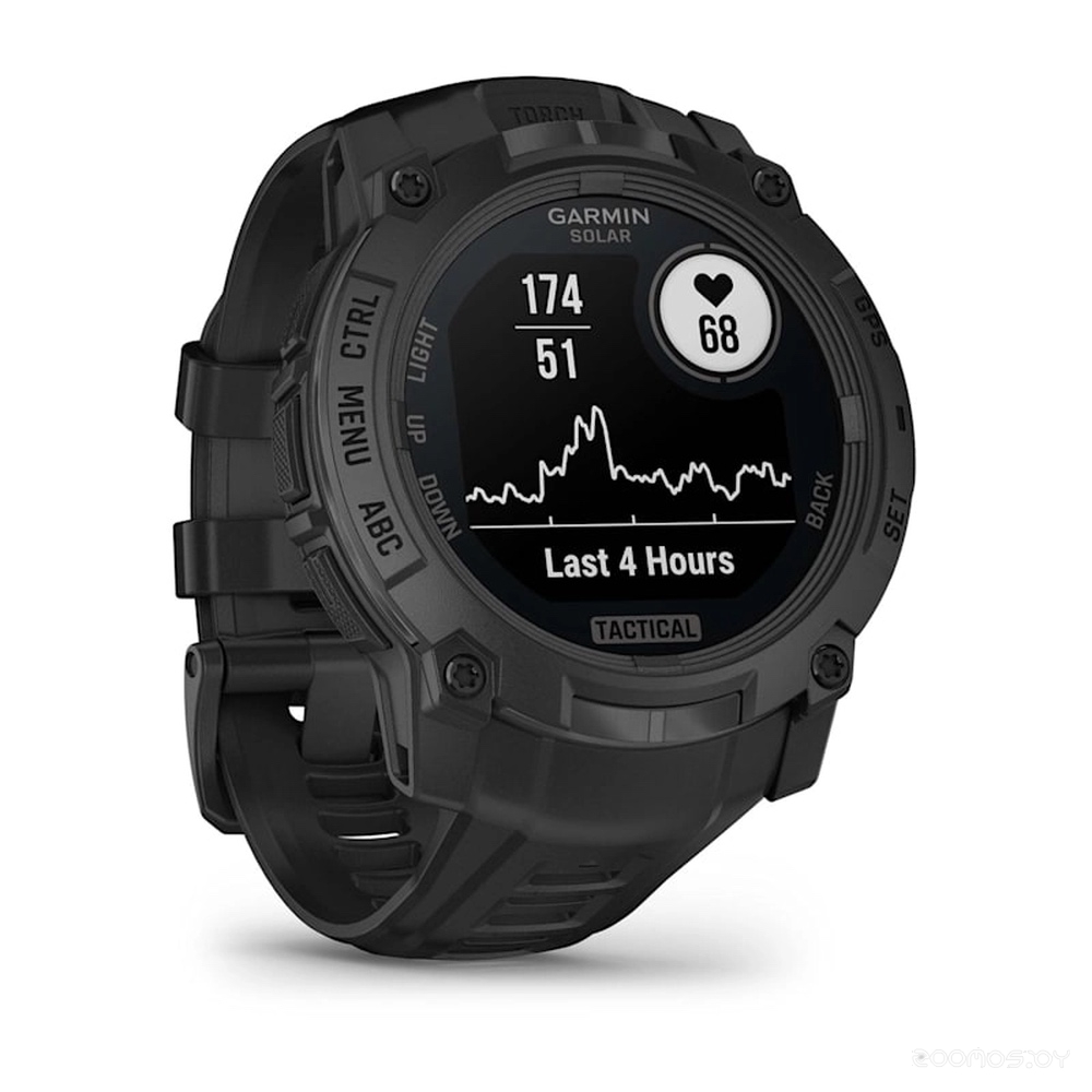 Умные часы Garmin Instinct 3 Solar Tactical Edition 50 мм (черный) 