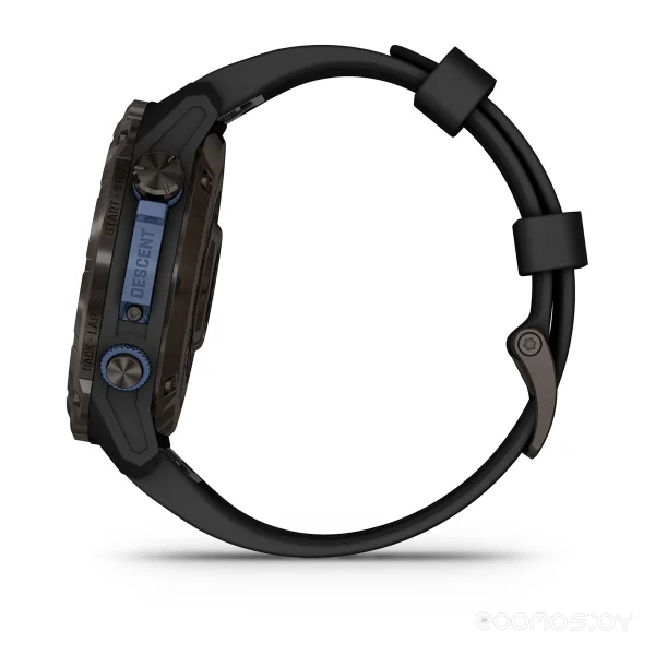 Умные часы Garmin Descent Mk3i 51 мм (карбоново-серый титан, с черным силиконовым ремешком) 