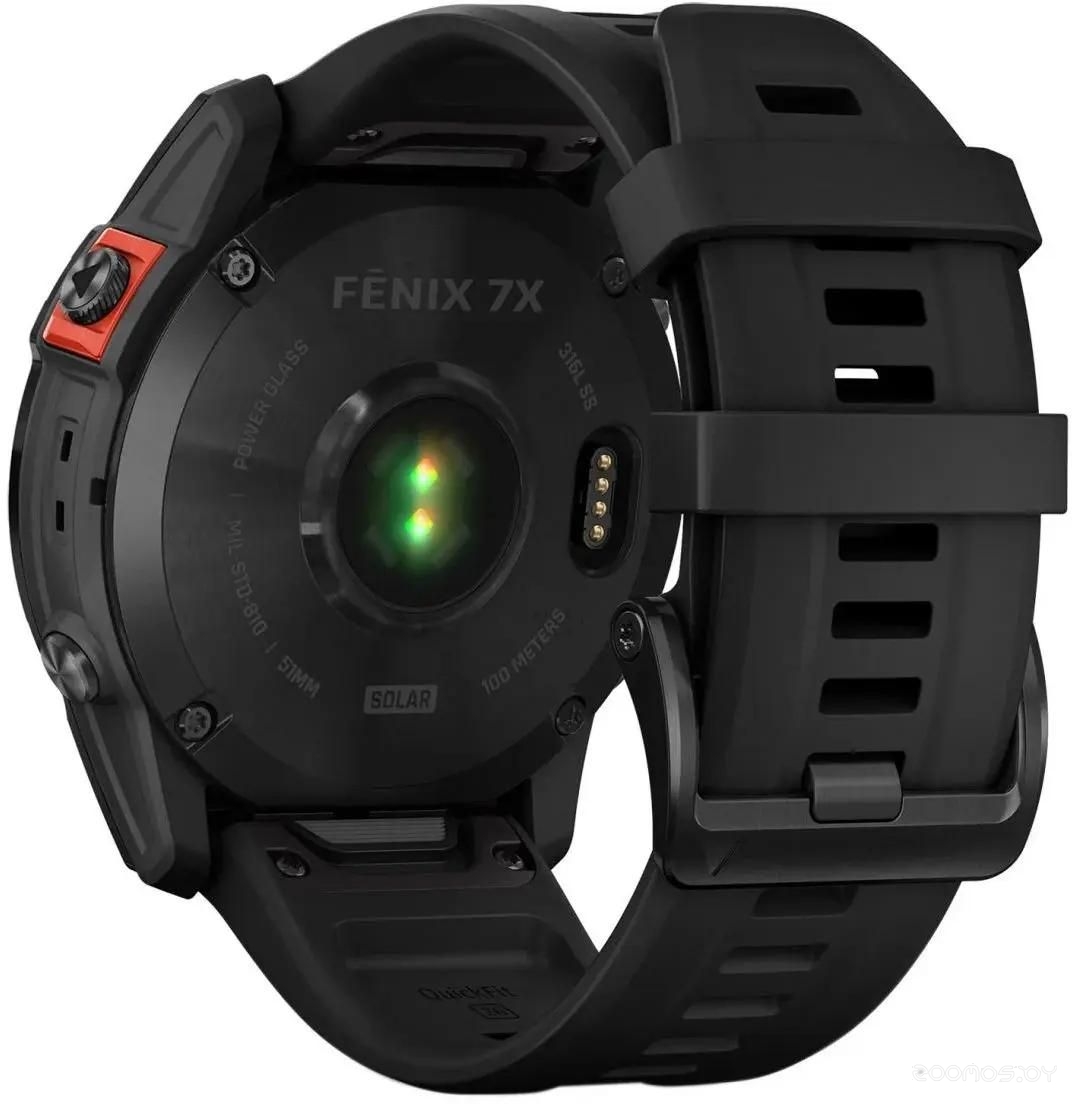 Умные часы Garmin Fenix 7X Solar (сланцево-серый/черный) 