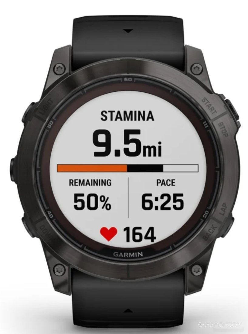 Умные часы Garmin Fenix 7X Pro Sapphire Solar (карбоново-серый титан/черный) 